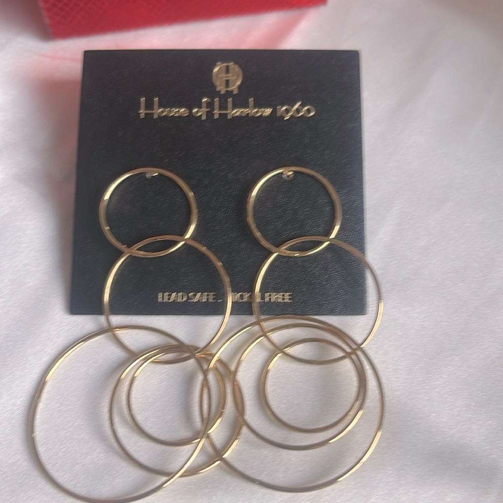 House of Harlow 1960 earrings. New